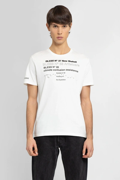 Shop Bless Man White T-shirts