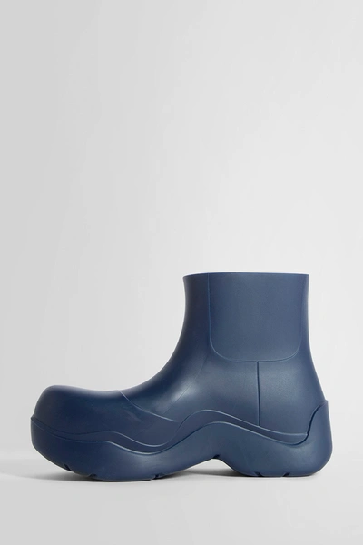 Shop Bottega Veneta Man Blue Boots