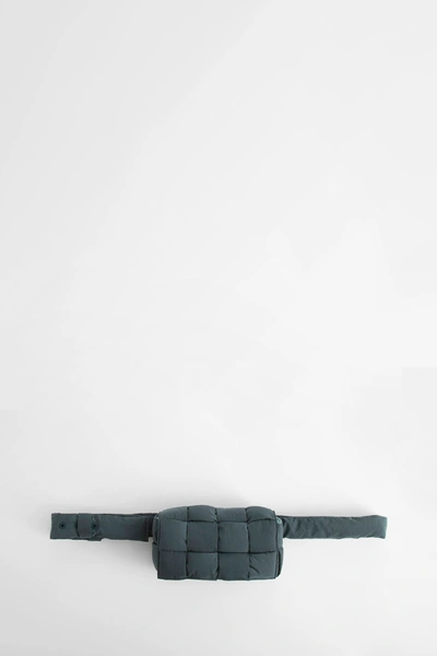 Shop Bottega Veneta Man Blue Fanny Packs