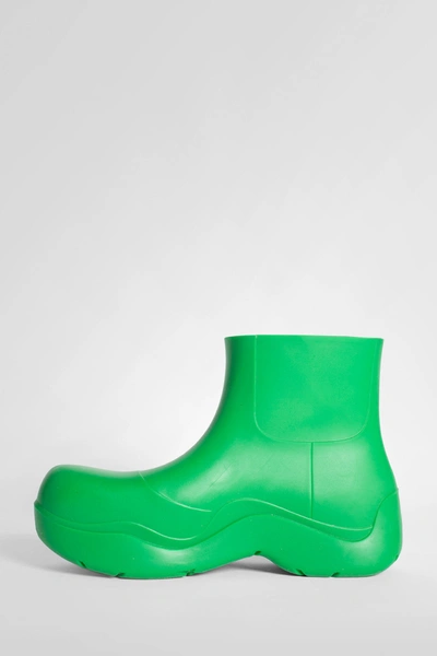 Shop Bottega Veneta Man Green Boots
