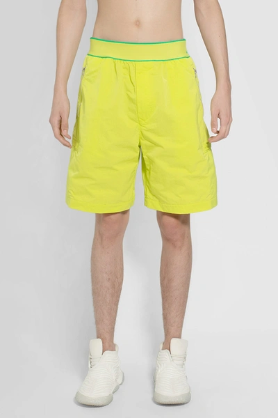 Shop Bottega Veneta Man Green Shorts