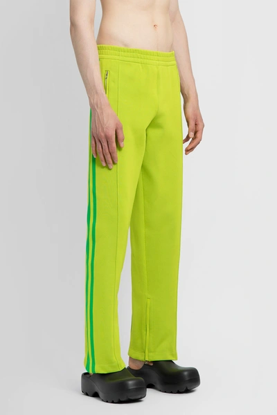 Shop Bottega Veneta Man Green Trousers