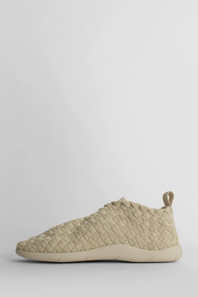 Shop Bottega Veneta Man Off-white Sneakers