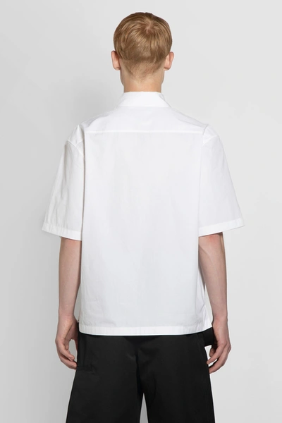 Shop Bottega Veneta Man White Shirts
