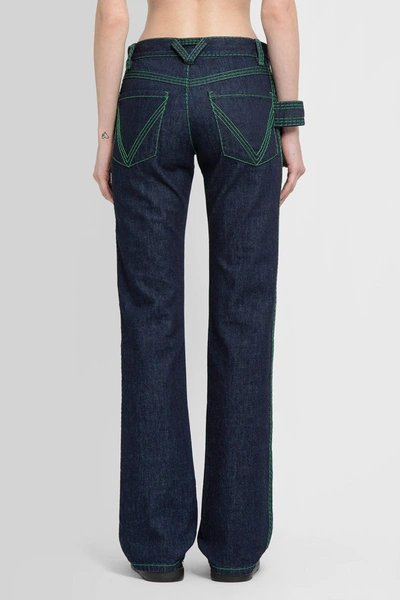 Shop Bottega Veneta Woman Blue Jeans