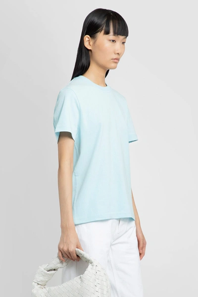 Shop Bottega Veneta Woman Blue T-shirts
