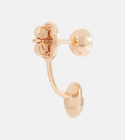 Pomellato Sabbia 18kt Rose Gold Single Earring With Diamonds In Gold