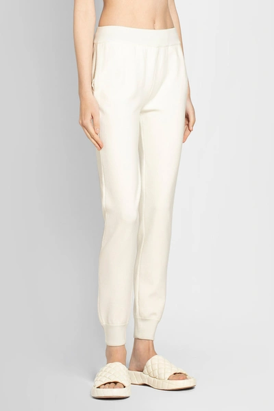 Shop Bottega Veneta Woman Off-white Trousers