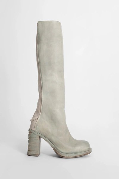 Shop Cherevichkiotvichki Woman Green Boots In Gray