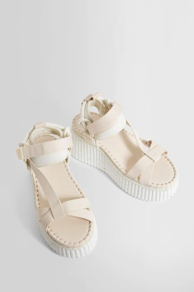 Shop Chloé Woman Grey Sandals