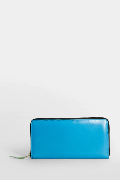 Comme Des Garçons Man Blue Wallets & Cardholders In Blue