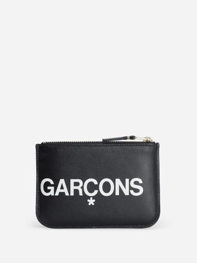 Comme Des Garçons Wallets Wallet Logo In Black
