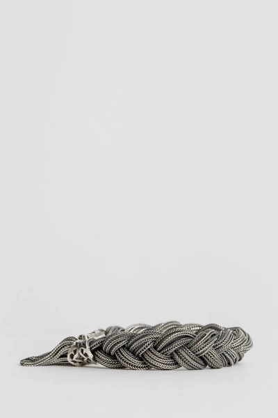 Shop Emanuele Bicocchi Unisex Silver Bracelets