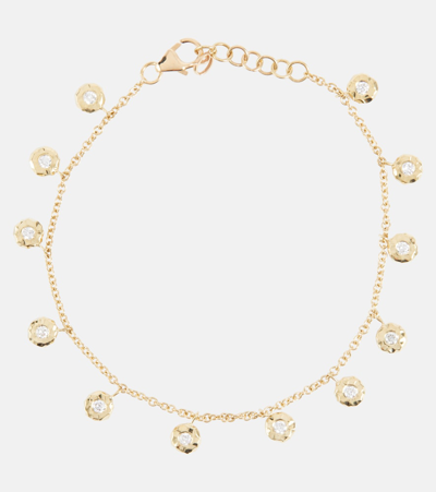 Shop Octavia Elizabeth Nesting Gem 18kt Gold Bracelet With Diamonds