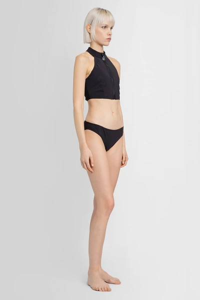 Givenchy Black Zippered Front Bikini In Black