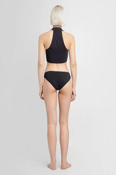 Givenchy Black Zippered Front Bikini In Black