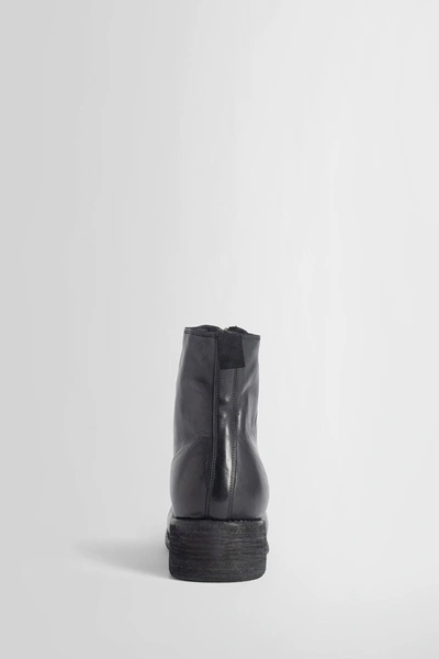 Guidi Soft Horse Full Grain Front Zip Boots In Black