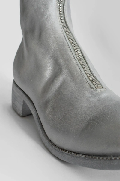 Shop Guidi Man Silver Boots