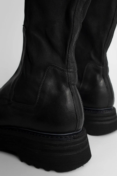 Guidi Slip-on Chunky Boots In Black