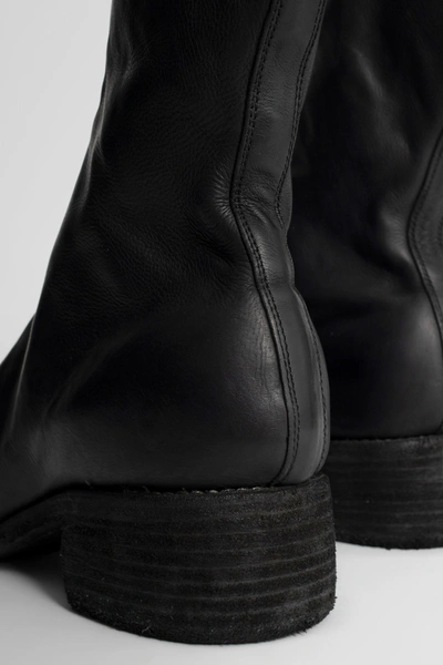 Guidi Rear-zip Horse Leather Boots In Black