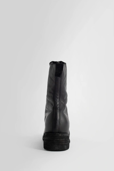 Guidi Rear-zip Horse Leather Boots In Black