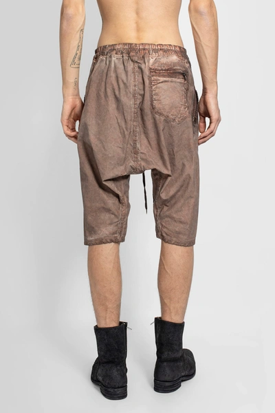 Shop Isaac Sellam Man Brown Shorts