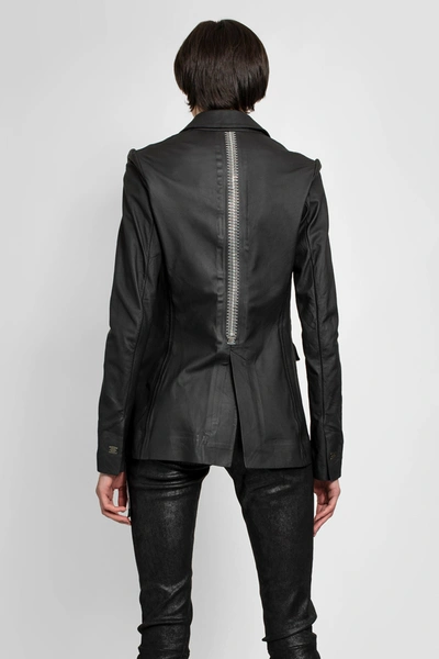 Shop Isaac Sellam Woman Black Leather Jackets