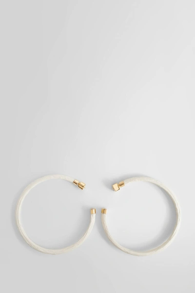 Shop Jacquemus Woman White Earrings