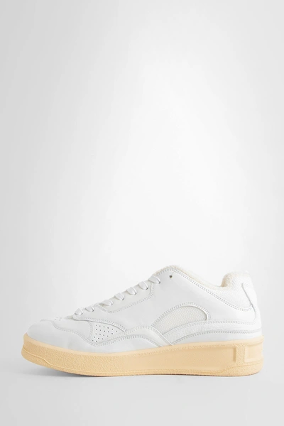 Shop Jil Sander Man White Sneakers