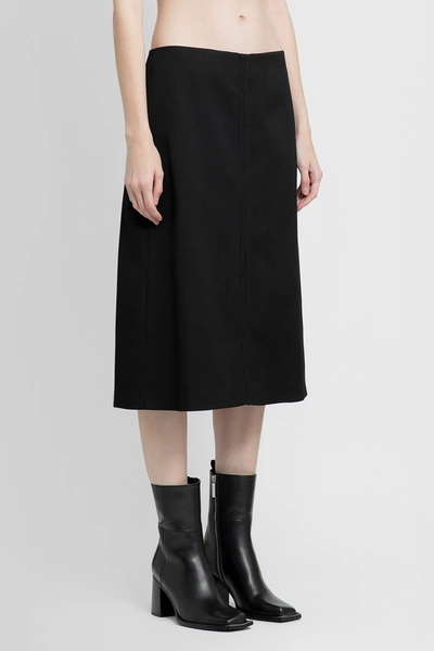 Shop Jil Sander Woman Black Skirts
