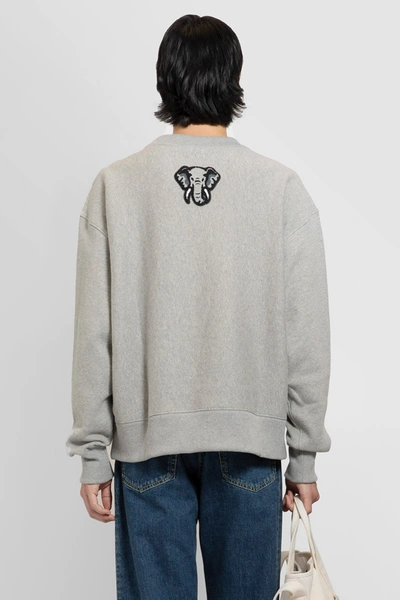 Shop Kenzo Man Grey Sweatshirts
