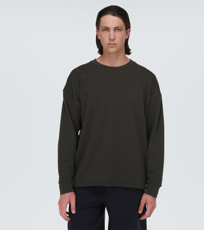 Shop The Row Ezan Cotton Sweatshirt In Brown