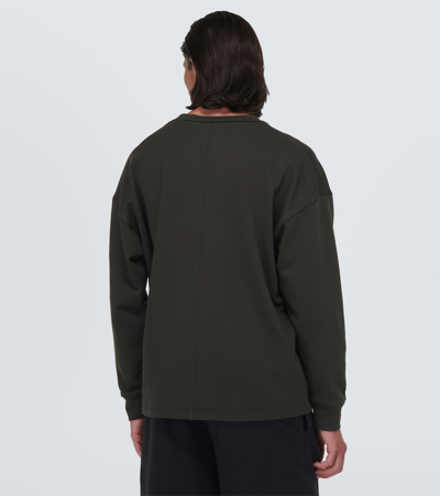 The Row Ezan Cotton Sweatshirt In Brown