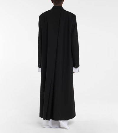 Shop The Row Cheval Wool And Mohair Coat In Black