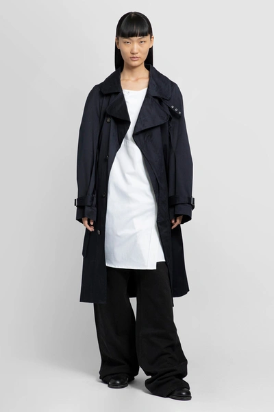 Shop Marina Yee Woman Blue Coats