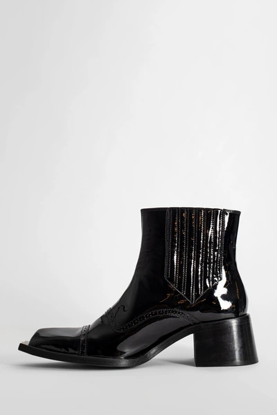 Shop Martine Rose Man Black Boots