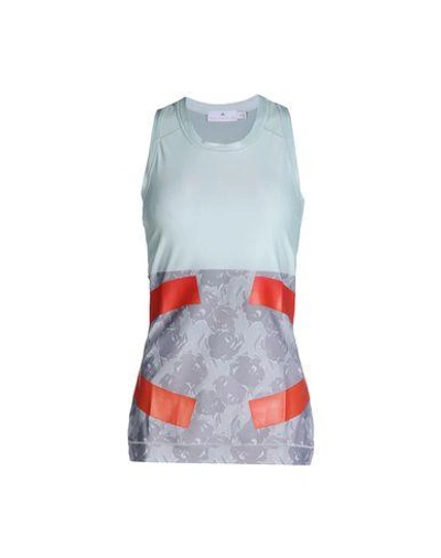 Shop Adidas By Stella Mccartney Tank Top In Light Grey