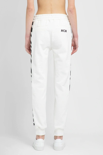 Shop Mcm Woman White Trousers