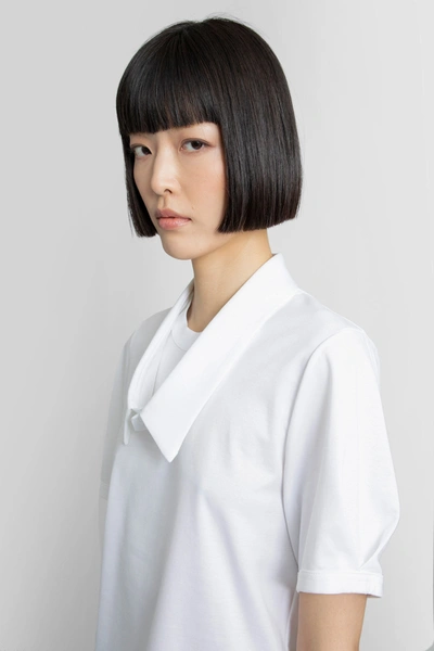 Shop Noir Kei Ninomiya Woman White T-shirts