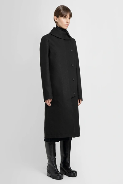 Shop Raf Simons Woman Black Coats