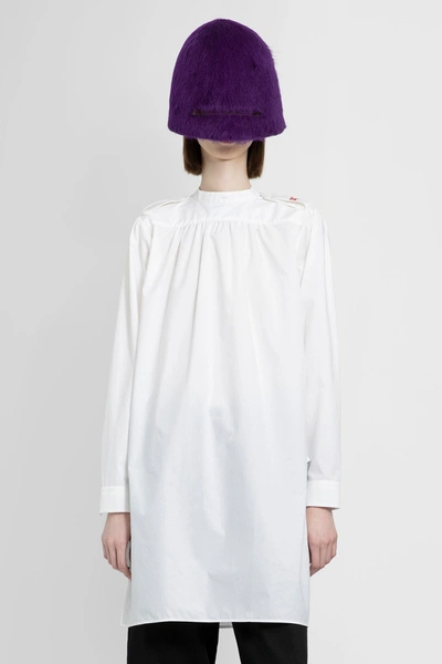 Shop Raf Simons Woman White Shirts