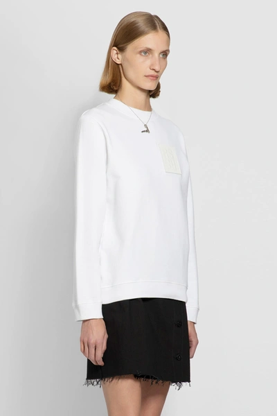 Shop Raf Simons Woman White Sweatshirts