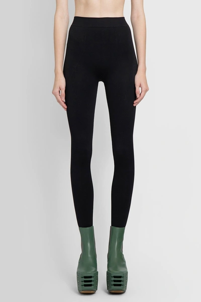 Rick Owens Black Knit Active Leggings In Black