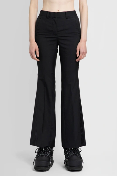 Shop Sacai Woman Black Trousers