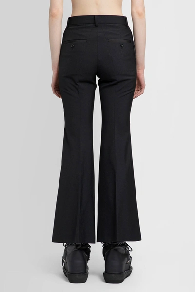 Shop Sacai Woman Black Trousers