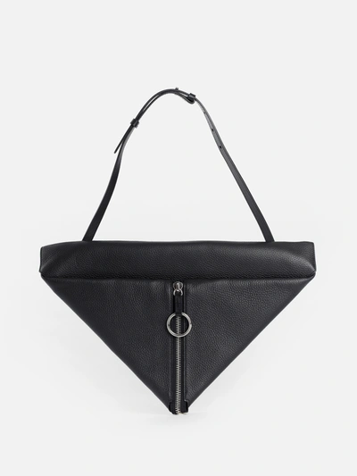Shop Simone Rainer Unisex Black Shoulder Bags