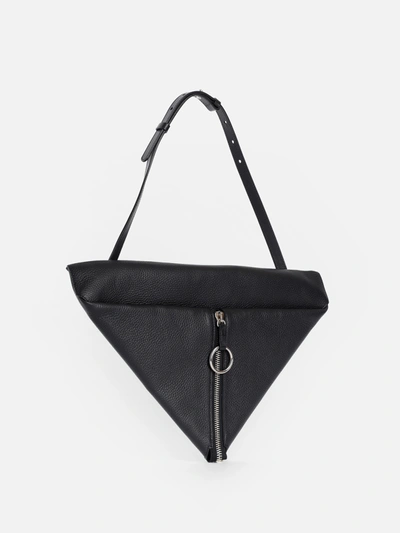 Shop Simone Rainer Unisex Black Shoulder Bags