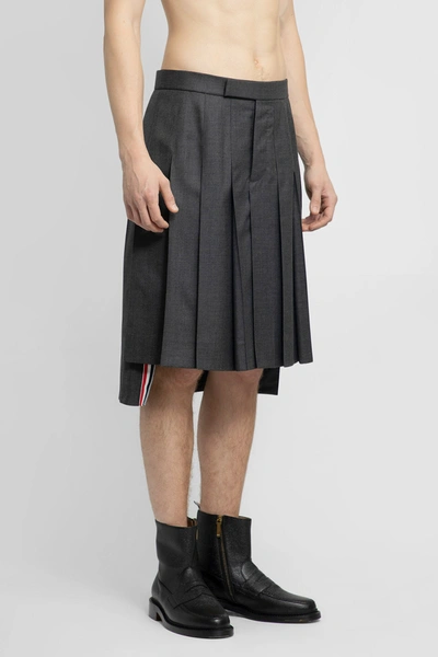 Shop Thom Browne Man Grey Skirts