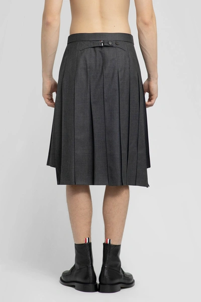 Shop Thom Browne Man Grey Skirts