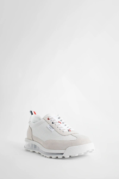 Shop Thom Browne Man White Sneakers